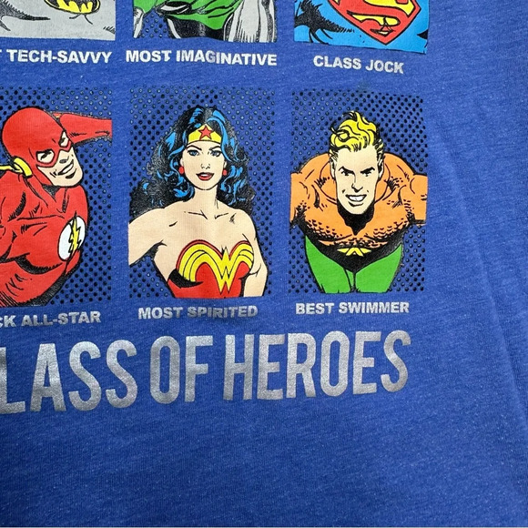 Justice League T-Shirt Blue Size XS - Picture 5 of 16